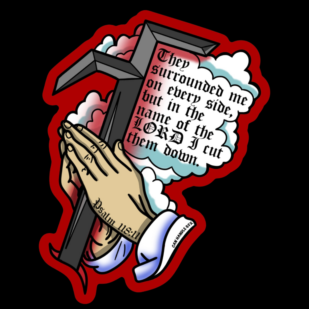 Praying Hands Sticker